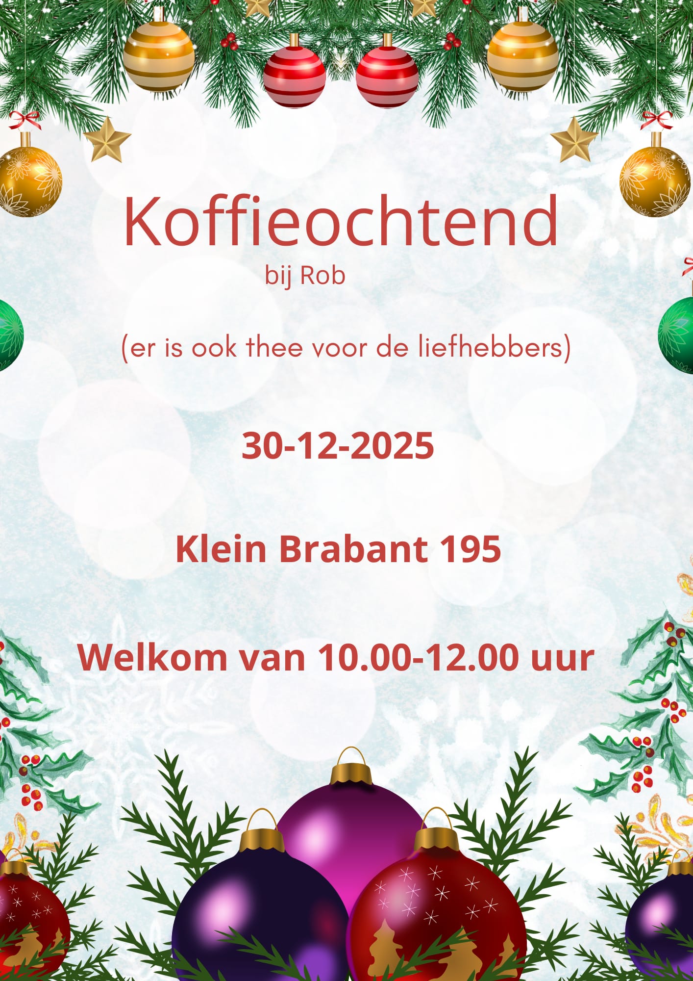Koffie ochtend 30dec25
